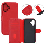 Rvelon iPhone 17 -kotelo 4 korttipaikalla, irrotettava kuori, punainen