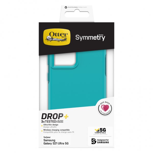 Otterbox Samsung Galaxy S21 Ultra Kuori Symmetry Series Rock Candy Blue