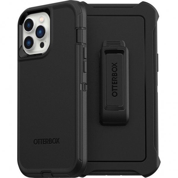 Otterbox iPhone 13 Pro Max -suojakuori Defender Musta