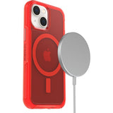 Otterbox iPhone 13 Mini -suojakuori Symmetry Plus Clear In The Red