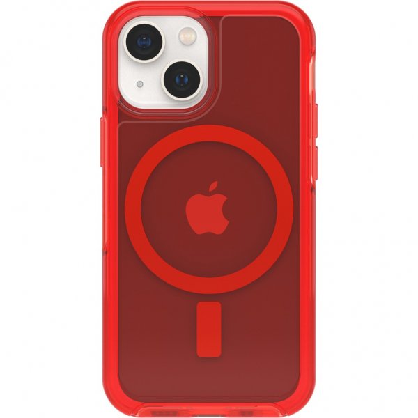 Otterbox iPhone 13 Mini -suojakuori Symmetry Plus Clear In The Red