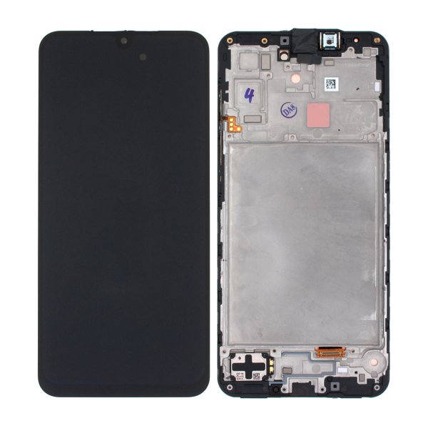 Samsung Galaxy A17 5G SM-A176 LCD-näyttö Alkuperäinen - Musta