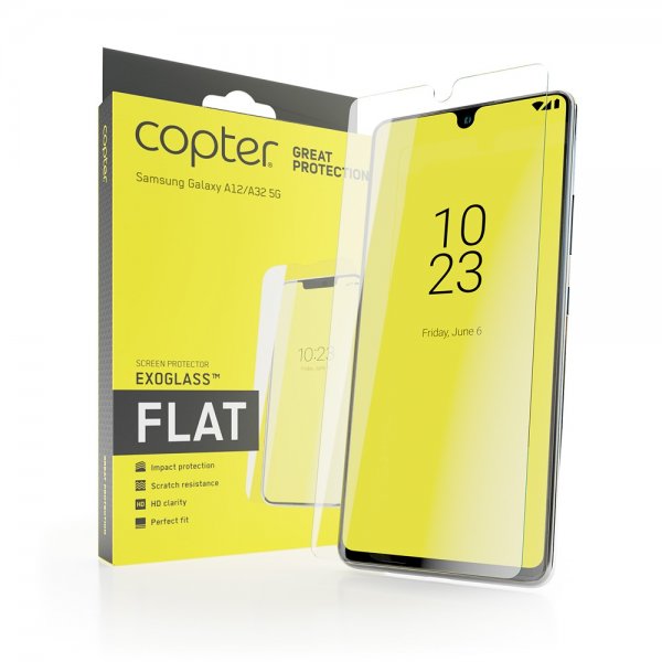 Copter Samsung Galaxy A12/Galaxy A32 5G -näytönsuoja Exoglass Flat