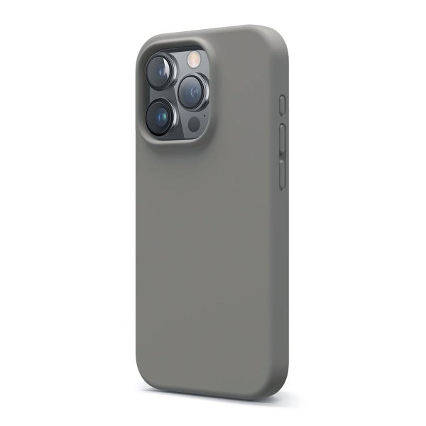 Rvelon iPhone 16 Pro Max Silikonikuori Harmaa
