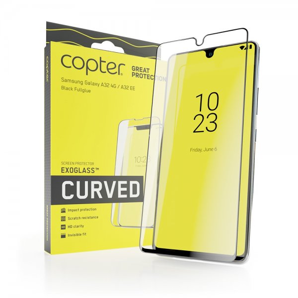 Copter Samsung Galaxy A32 4G -näytönsuoja Exoglass Curved