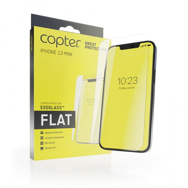 Copter iPhone 13 Mini näytönsuoja Exoglass Flat