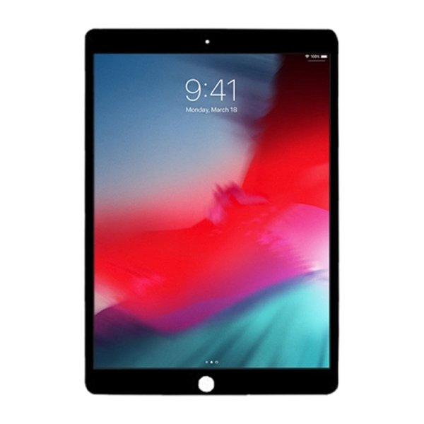 iPad Air 3 lasinäyttö digitizerillä ja OCA:lla - Musta