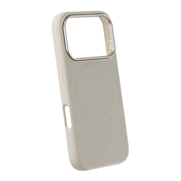 iPhone 17 Pro Silikonikuori MagSafella, beige