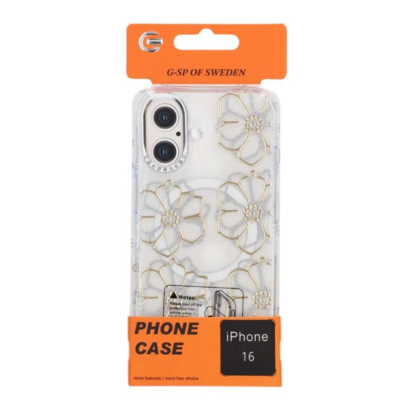 iPhone 16 Kuori Kuvio MagSafe Kukat