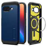 Spigen Google Pixel 9a Tough Armor MagFit -suojakuori, laivastonsininen