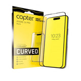 Copter iPhone 16 Pro -näytönsuoja Exoglass Curved