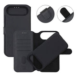Rvelon iPhone Air -kotelo, magneettinen, irrotettava kuori, musta