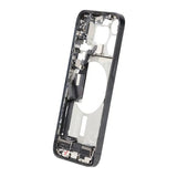 Keskikehys pikkutarvikkeineen iPhone 15 Pro Max - Puolivalmis musta titaani OEM