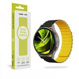 Mobile Origin Samsung Galaxy Watch 20mm Ranneke Easy Strap Musta Keltainen
