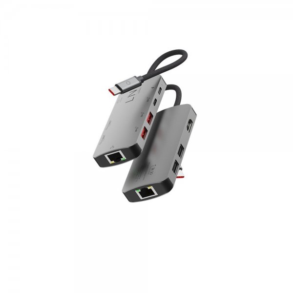 LINQ by Elements 8-in-1 Pro 8K USB-C -moniporttihubi