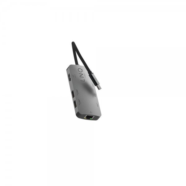 LINQ by Elements 8-in-1 Pro 8K USB-C -moniporttihubi