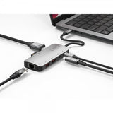 LINQ by Elements 8-in-1 Pro 8K USB-C -moniporttihubi