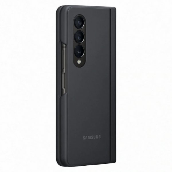 Samsung Original Galaxy Z Fold 4 Kuori Slim Standing Cover Musta