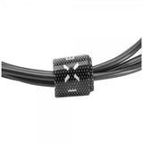 Kiinteä USB-A–Lightning-kaapeli 2 m musta