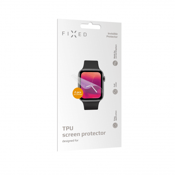 Fixed Apple Watch 38/40mm Näytönsuoja Invisible Protector 2-pack