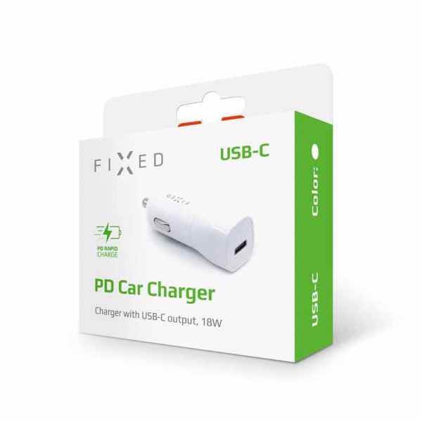 Fixed PD-autolaturi USB-C 18W