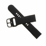 Korjattu Samsung Galaxy Watch 22mm Ranneke Silikoniranneke Musta