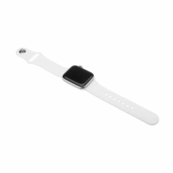 Kiinteä Apple Watch 44/45/46mm/Apple Watch Ultra Ranneke Silikoniranneke Valkoinen