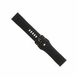 Fixed Samsung Galaxy Watch 20mm Armband Silicone Strap Musta