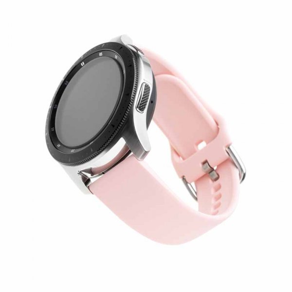 Kiinteä Samsung Galaxy Watch 20mm Ranneke Silikoniranneke Vaaleanpunainen