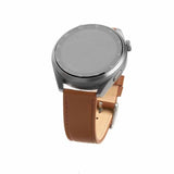 Kiinteä Samsung Galaxy Watch 22 mm nahkaranneke, ruskea