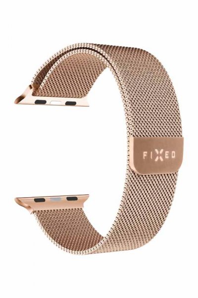 Kiinteä Apple Watch 38/40/41/42mm ranneke, Mesh Strap, ruusukulta