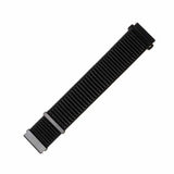 Kiinteä Samsung Galaxy Watch 20mm nailonranneke, musta