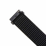 Korjattu Samsung Galaxy Watch 22mm ranneke nailonhihna musta