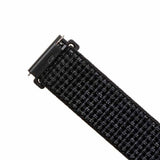 Kiinteä Samsung Galaxy Watch 20mm Nylonranneke Heijastava Musta