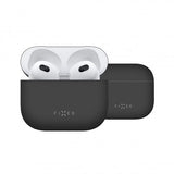 Fixed AirPods 3 Silikonikuori Silkkinen Musta