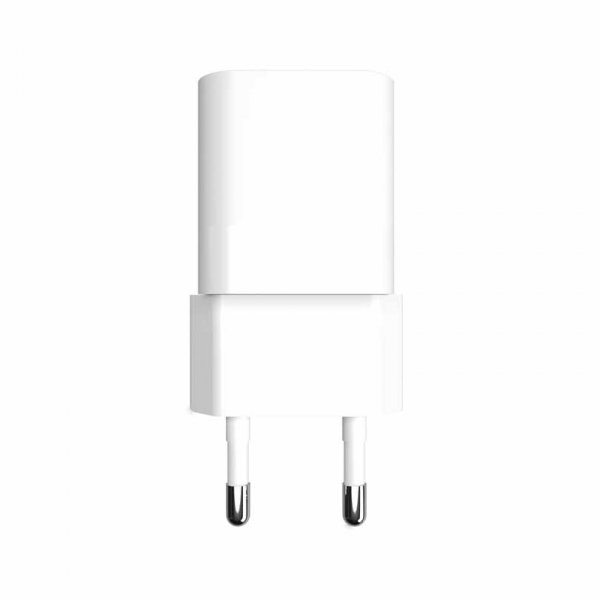 Fixed Laddare Mini PD Travel Charger USB-C & USB-A 20W Valkoinen