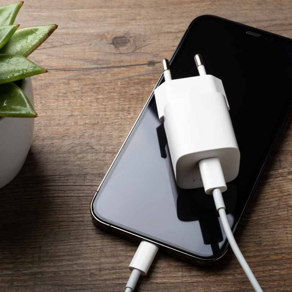 Fixed Laddare Mini PD Travel Charger USB-C 25W Valkoinen