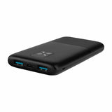 Fixed Powerbank Zen 10 20W 10 000 mAh USB-C 2xUSB-A, musta