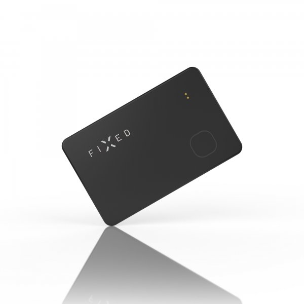 Fixed Tag Card Smart Tracker iPhone Musta