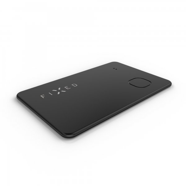Fixed Tag Card Smart Tracker iPhone Musta