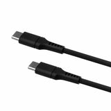 Fixed Kabel Liquid Silicone USB-C/USB-C 0.5m Musta