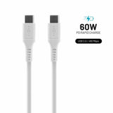Fixed Kabel Liquid Silicone USB-C/USB-C 1,2 m valkoinen