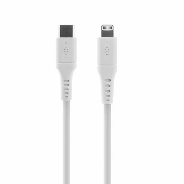 Fixed Cable Liquid Silicone USB-C/Lightning 2m Valkoinen