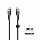 Fixed Kabel METAL Series USB-C/USB-C 2m Musta