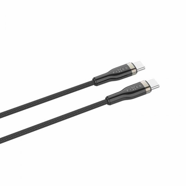 Fixed Kabel METAL Series USB-C/USB-C 2m Musta