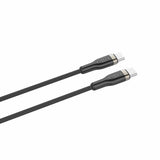 Fixed Kabel METAL Series USB-C/USB-C 2m Musta