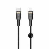 Fixed Kabel METAL Series USB-C/Lightning 2m Musta