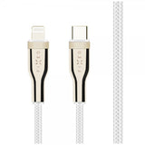 Fixed Kabel METAL Series USB-C/Lightning 2m Valkoinen
