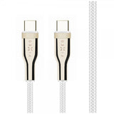 Fixed Kabel METAL Series USB-C/USB-C 1.2m Valkoinen