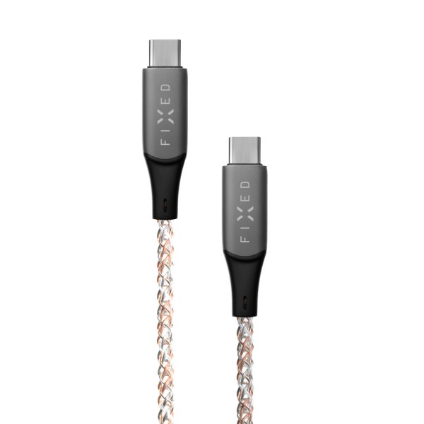 Kiinteä Kaapeli Hohtava RGB LED USB-C–USB-C 1.2m